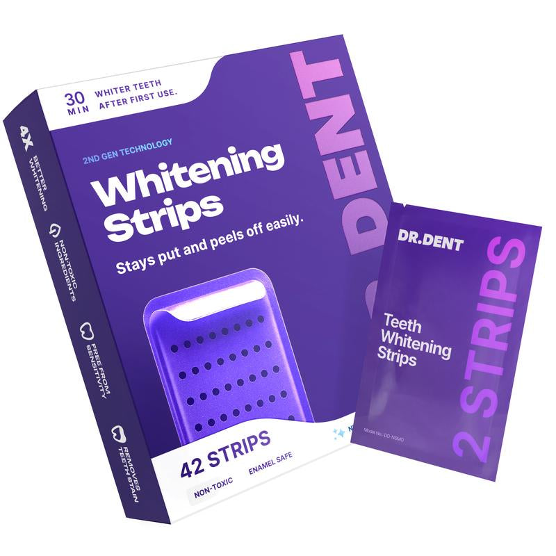  Purple Teeth Whitening Strips 